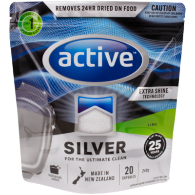 QP1301 Active Silver Capsules 20s Lime